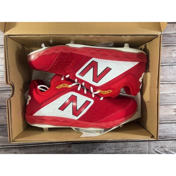 New Balance Baseball Cleats L3000TR4 size 17 D color red Brand New - Picture 13 of 13